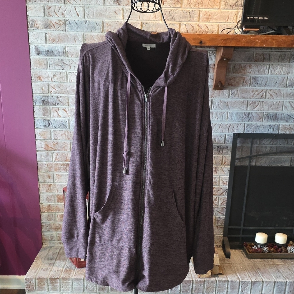 Maurices Men's Zip Up Purple Sweater